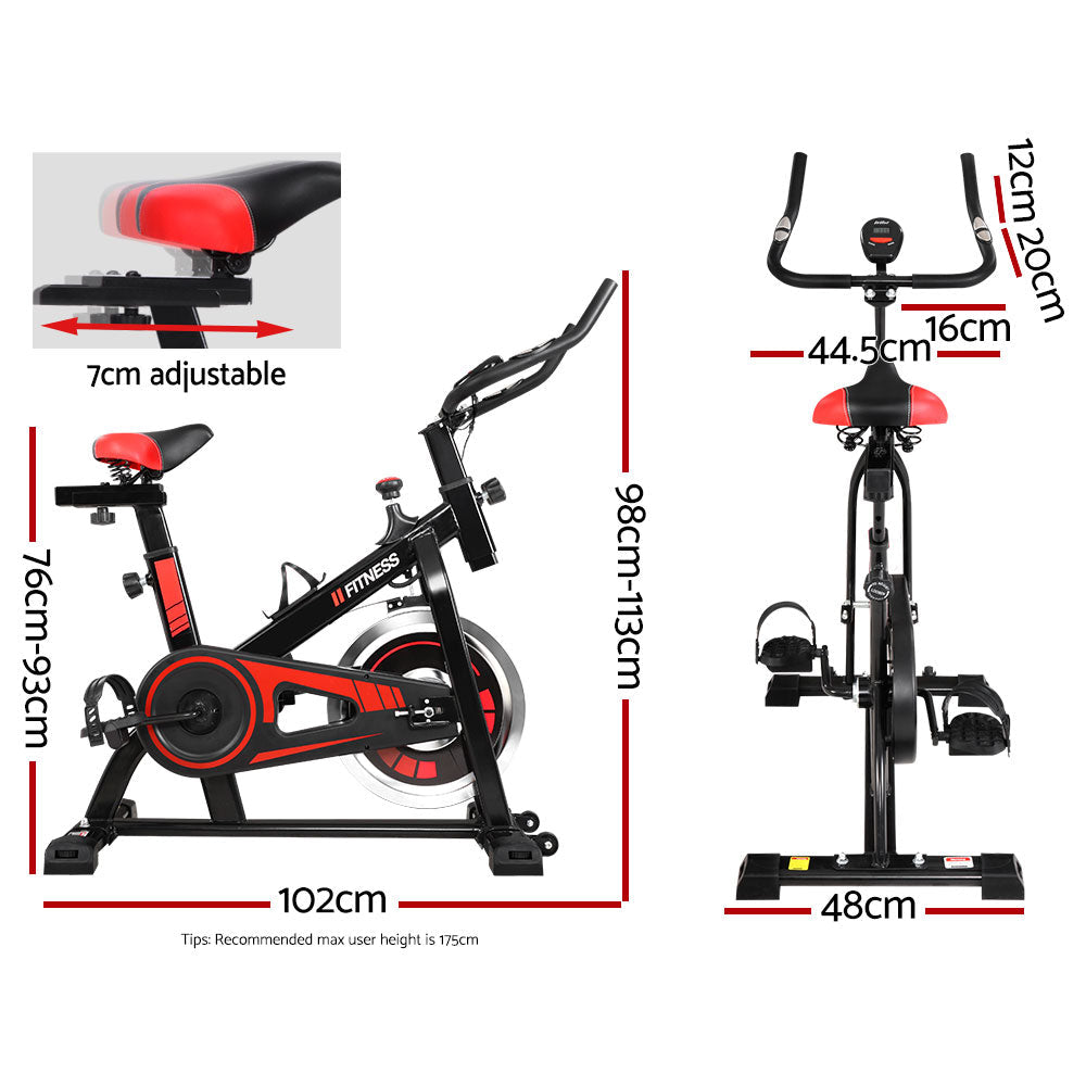 Spin Bike Exercise Bike Flywheel Fitness Home Commercial Workout Gym Holder Spin Bike