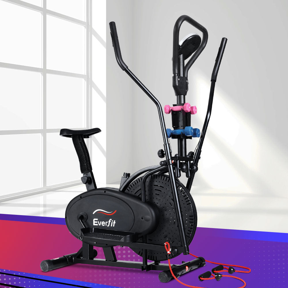 Everfit 6in1 Elliptical Cross Trainer Exercise Bike Bicycle Fitness Machine Everfit