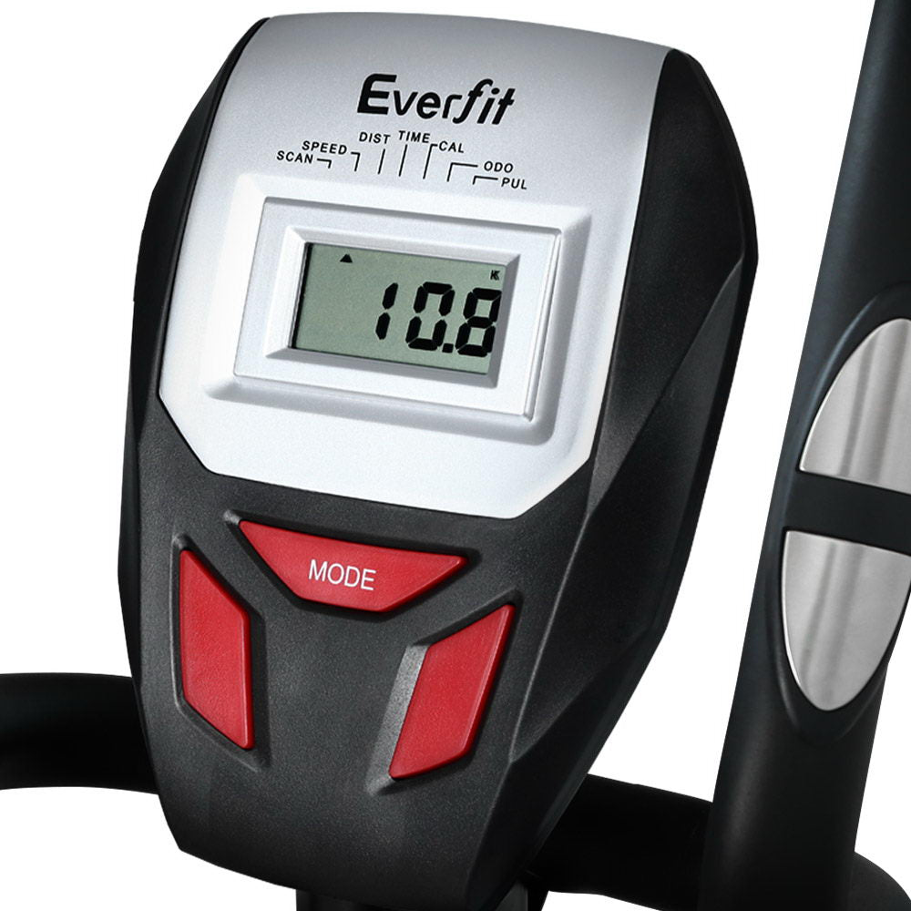 Everfit Elliptical Cross Trainer Exercise Bike Fitness Equipment Home Gym Black Everfit