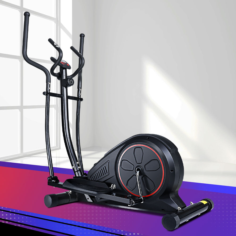Everfit Elliptical Cross Trainer Exercise Bike Fitness Equipment Home Gym Black Everfit
