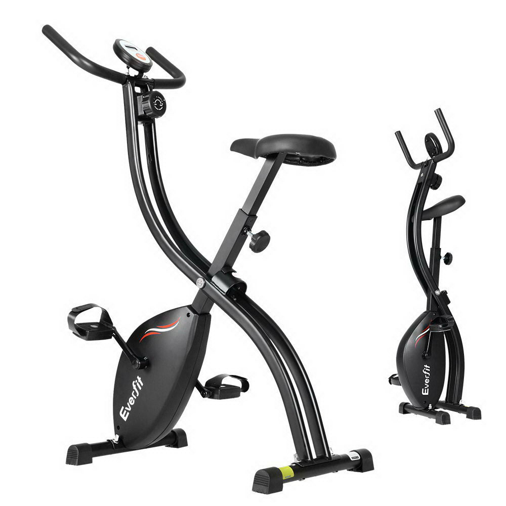 Everfit Exercise Bike X-Bike Folding Magnetic Bicycle Cycling Flywheel Fitness Machine Everfit
