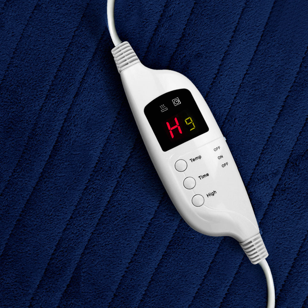Giselle Bedding Electric Throw Blanket - Navy Giselle Bedding