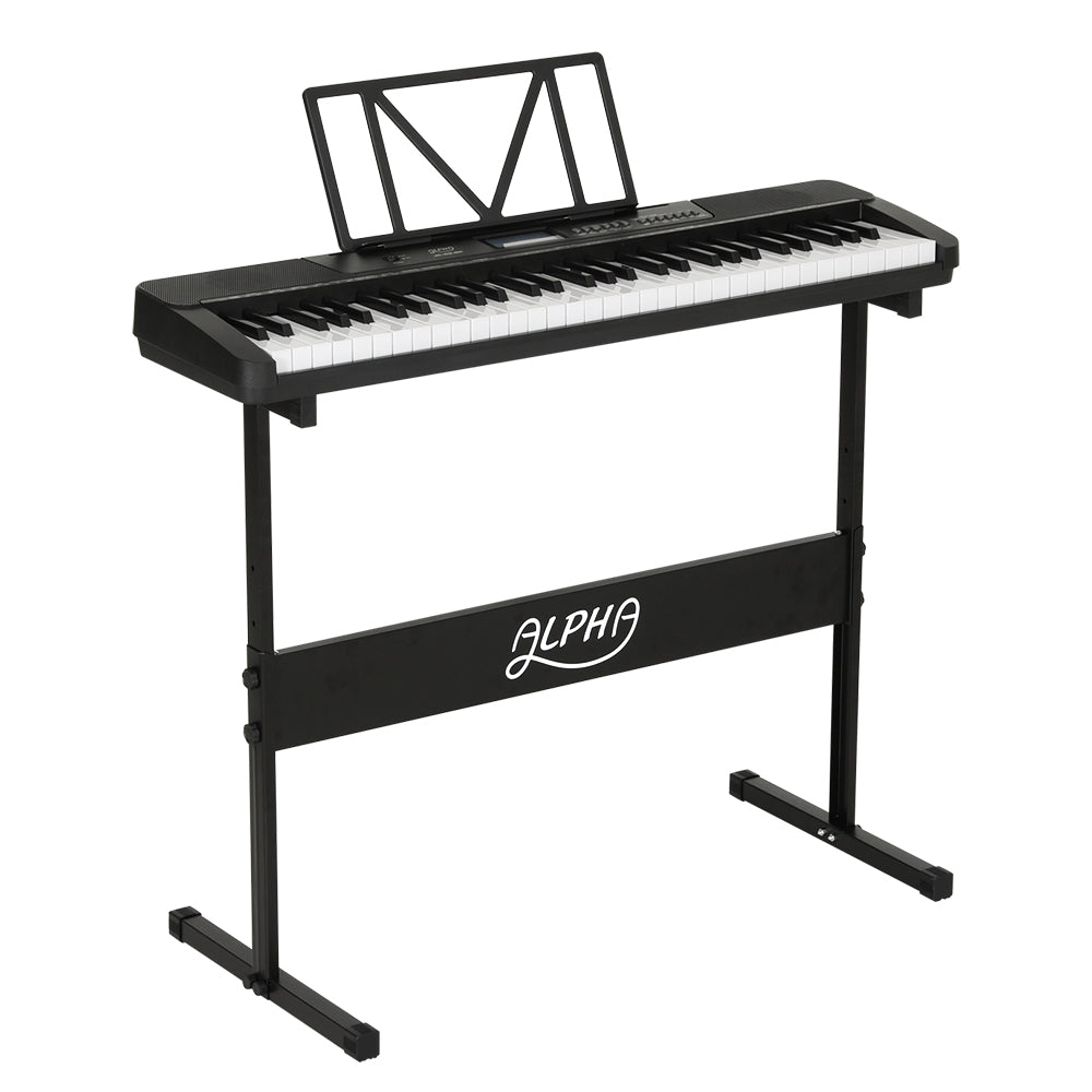 Alpha 61 Keys Electronic Keyboard Digital Piano Touch Sensitive Beginner Gift Alpha