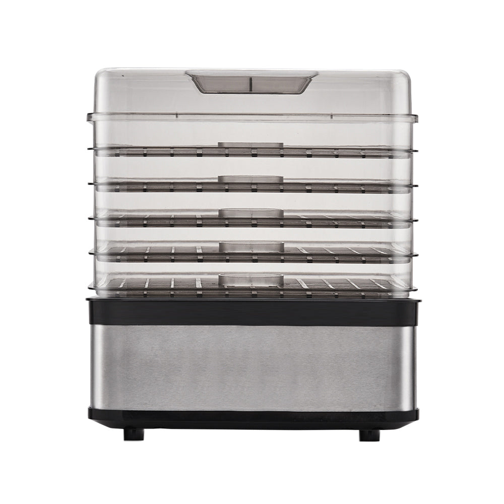 Devanti Food Dehydrator with 5 Trays - Silver freeshipping - Awezingly