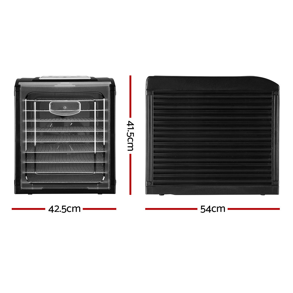Devanti 9 Tray Food Dehydrators Commercial Beef Jerky Maker Fruit Dryer Black freeshipping - Awezingly