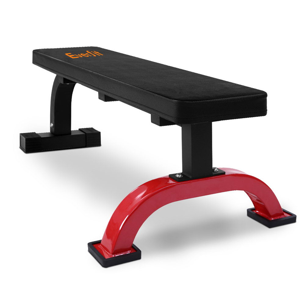 Everfit Fitness Flat Bench Weight Press Gym Home Strength Training Exercise freeshipping - Awezingly