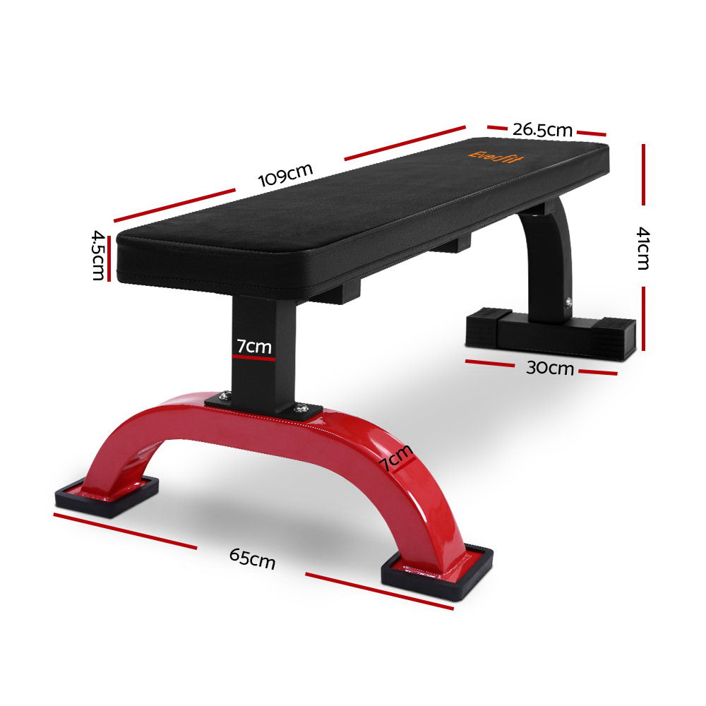 Everfit Fitness Flat Bench Weight Press Gym Home Strength Training Exercise freeshipping - Awezingly