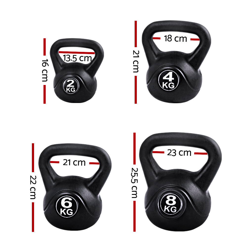 22kg Kettlebell Kettlebells Set Kettle Bell Bells Kit Weight Fitness Exercise Does not apply