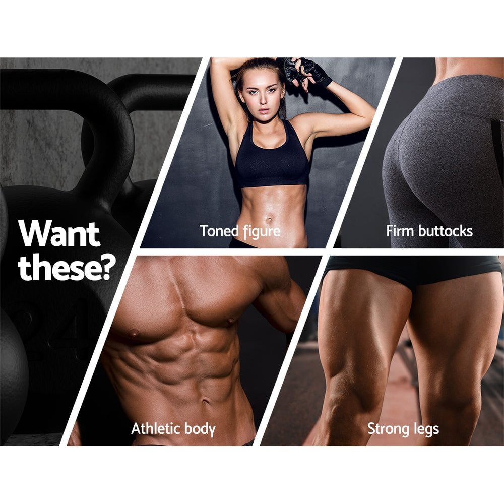 22kg Kettlebell Kettlebells Set Kettle Bell Bells Kit Weight Fitness Exercise Does not apply