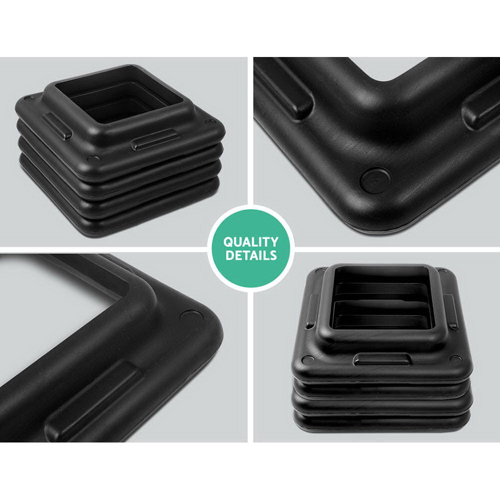 Everfit Set of 4 Aerobic Step Risers Exercise Stepper Workout Gym Fitness Bench Platform Everfit