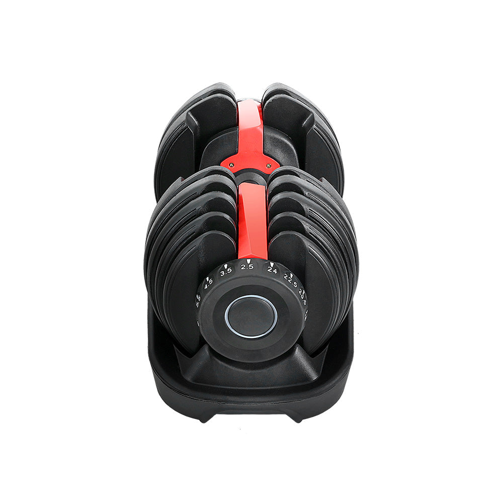 24kg Adjustable Dumbbell Weight Plates Home Gym Fitness Exercise Does not apply