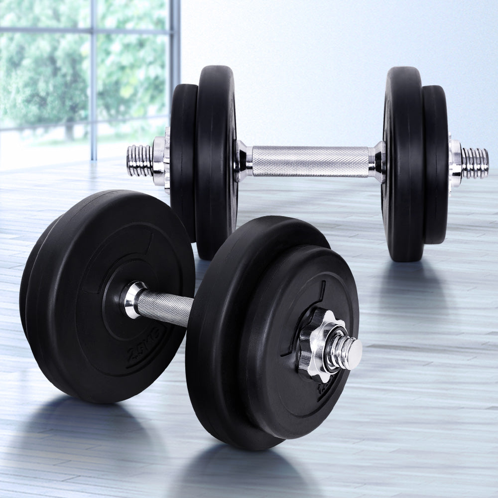 20KG Dumbbells Dumbbell Set Weight Training Plates Home Gym Fitness Exercise Does not apply