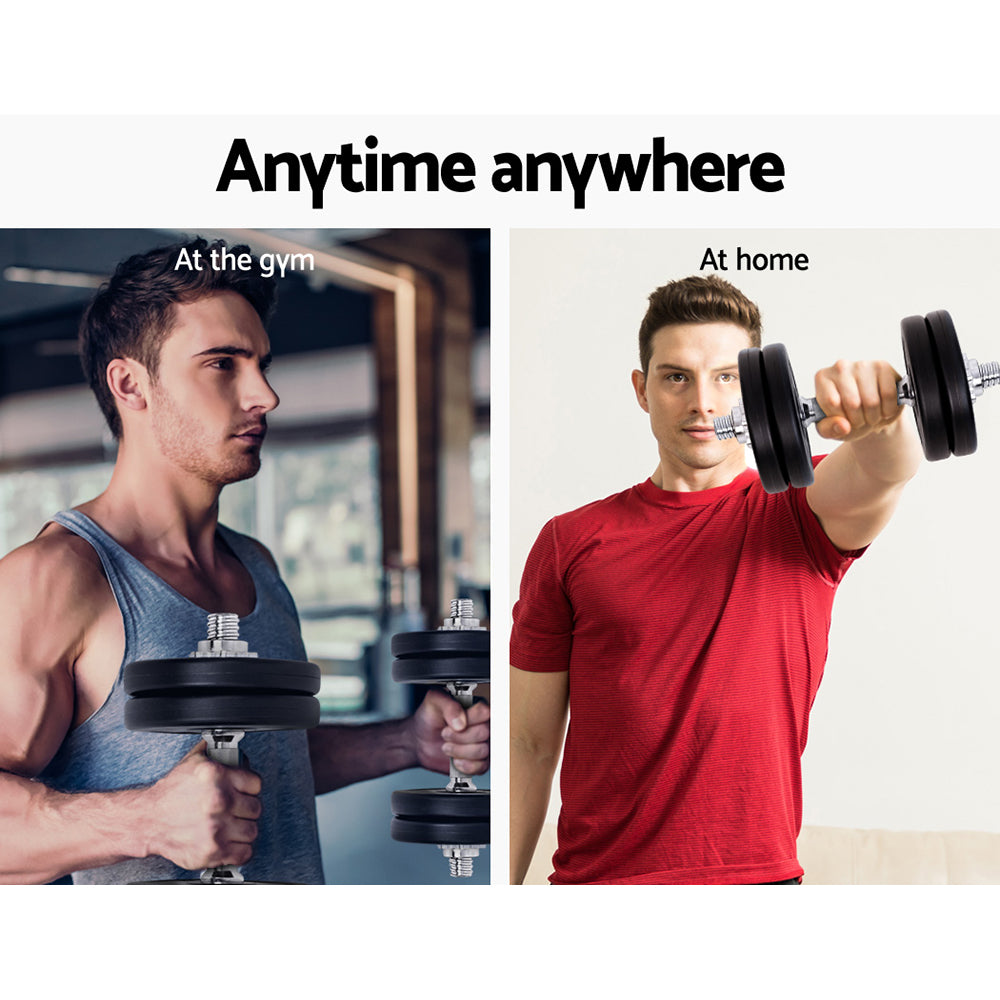 10KG Dumbbells Dumbbell Set Weight Training Plates Home Gym Fitness Exercise Does not apply