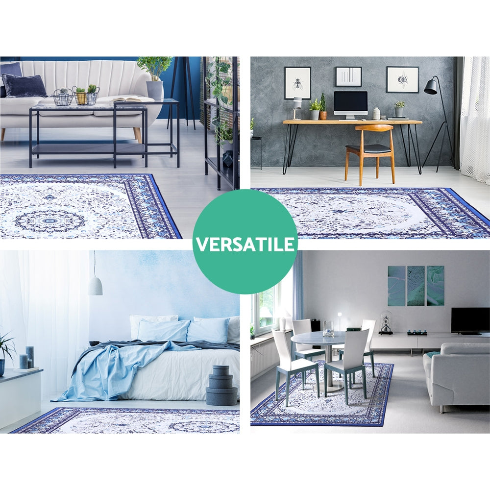 Artiss Floor Rugs Rug 200 x 290 Area Large Modern Carpet Soft Blue Living Room freeshipping - Awezingly