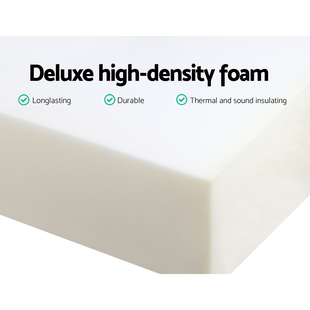 Giselle Bedding Foldable Mattress Folding Bed Mat Camping Trifold Single Green Giselle Bedding