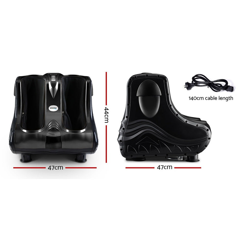 Livemor Calf & Foot Massager - Black freeshipping - Awezingly