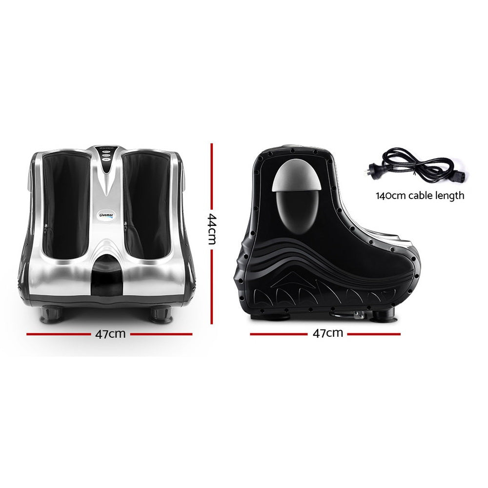 Livemor Calf & Foot Massager - Silver freeshipping - Awezingly