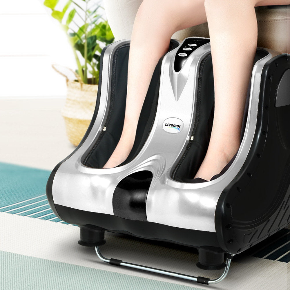 Livemor Calf & Foot Massager - Silver freeshipping - Awezingly
