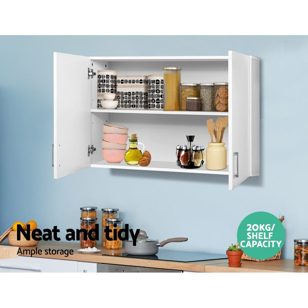 Artiss Bathroom Kitchen Bedroom Cabinet Storage Unit Cupboard Organizer White freeshipping - Awezingly