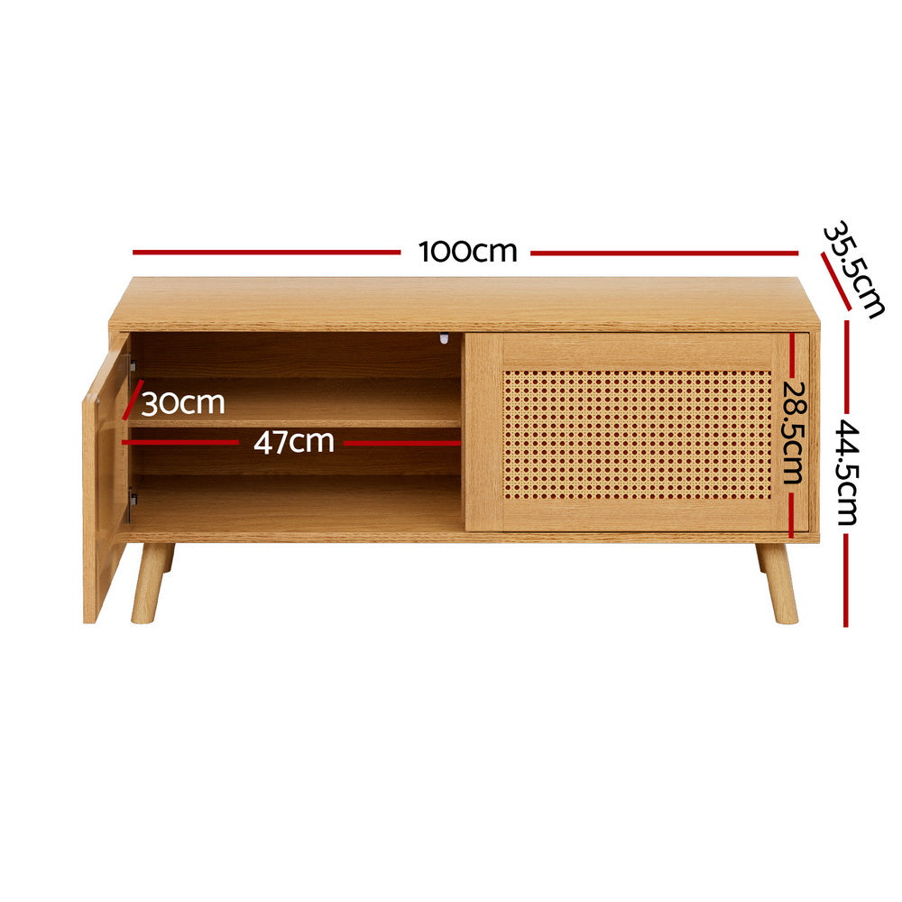 Artiss Shoe Bench Up to 10 Pairs Rattan Starlyn Artiss