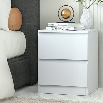 Artiss Bedside Table -  White