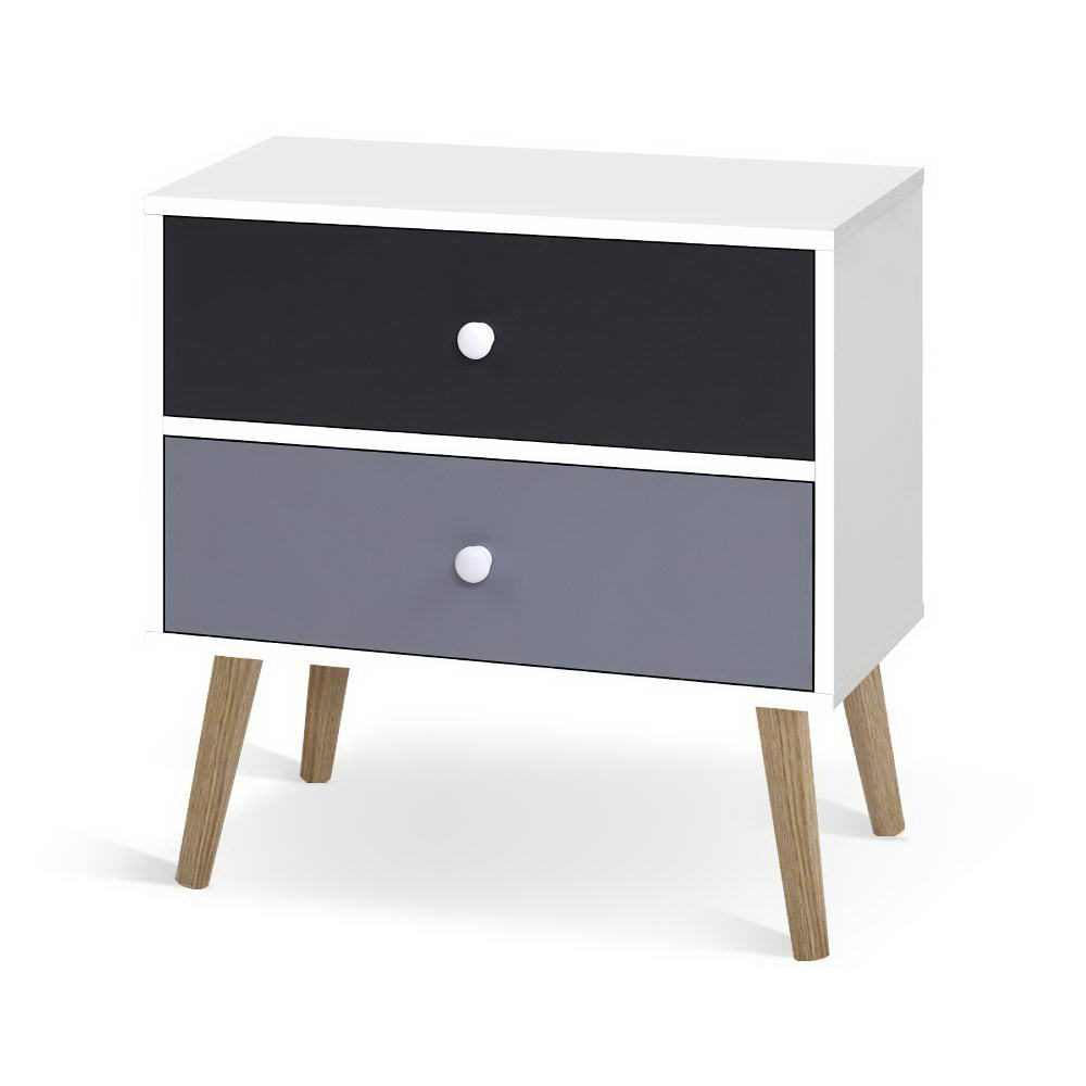 Artiss Bedside Tables Drawers Side Table Nightstand Lamp Side Storage Cabinet freeshipping - Awezingly