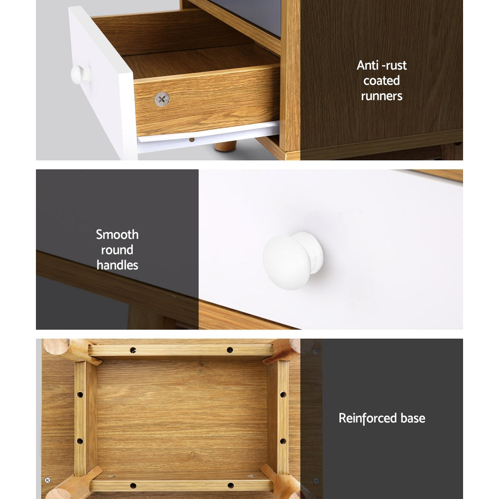 Artiss Wooden Beside Table Artiss