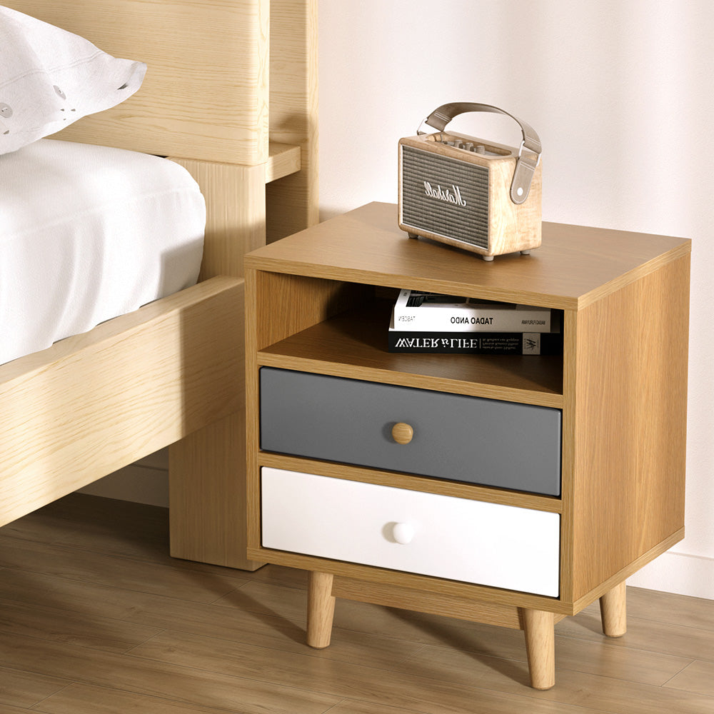 Artiss Wooden Beside Table Artiss