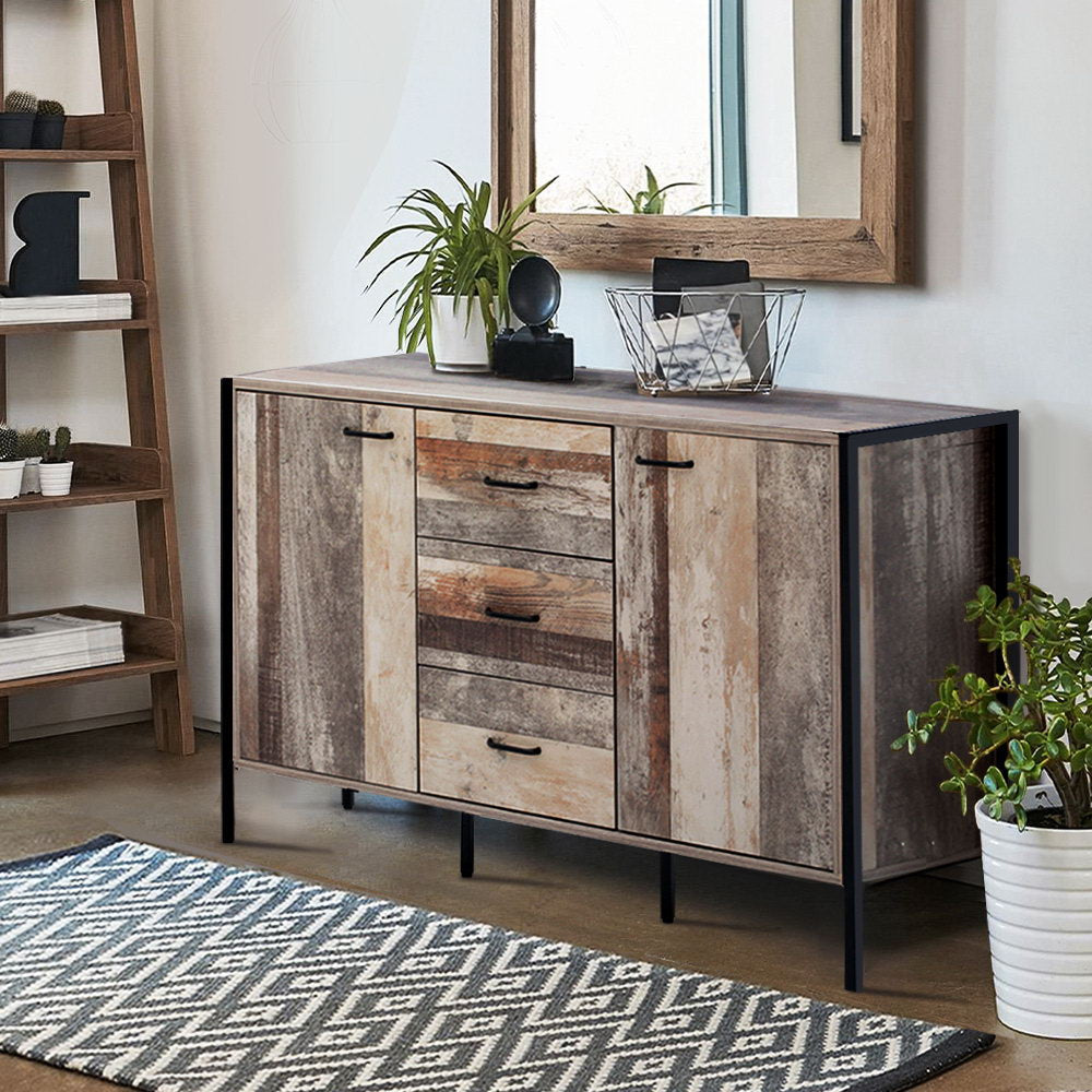 Artiss Buffet Sideboard 4 Doors Cupboard Hall Wood Hallway Table Artiss