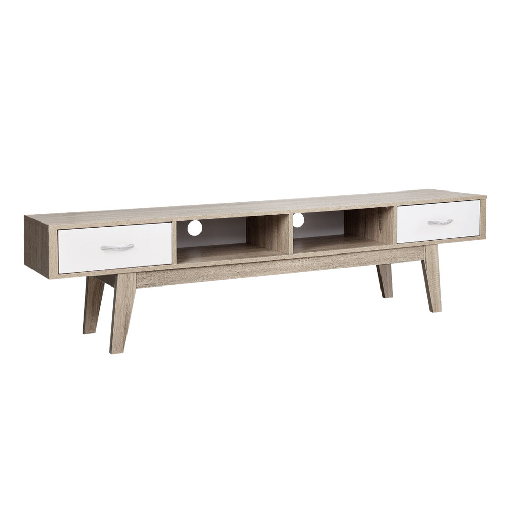 Artiss TV Cabinet Entertainment Unit Stand Storage Drawer Scandinavian 180cm Oak freeshipping - Awezingly