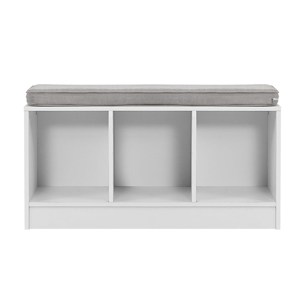 Artiss Shoe Cabinet Bench Shoes Organiser Storage Rack Shelf White Box Seat freeshipping - Awezingly