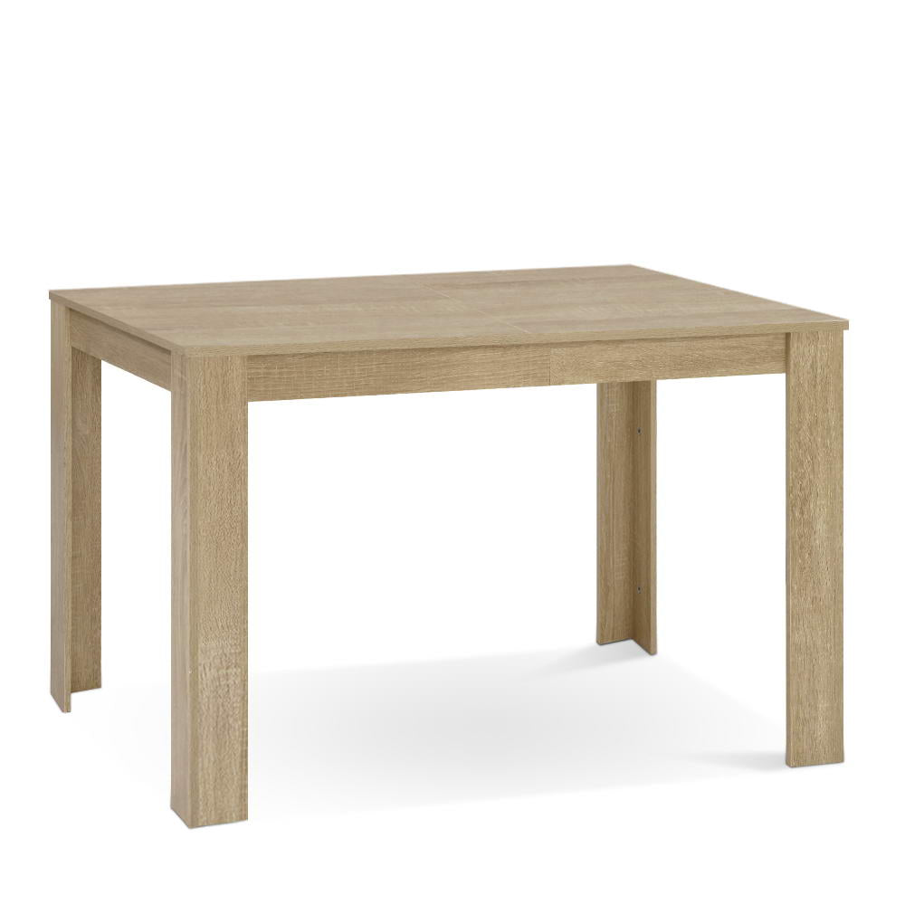 Artiss Dining Table 4 Seater Wooden Kitchen Set Oak 120cm Cafe Restaurant freeshipping - Awezingly