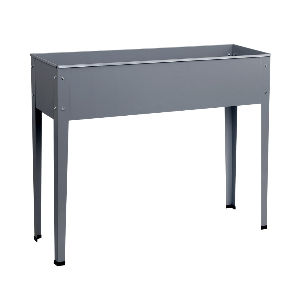 Greenfingers Garden Bed 100X80X30CM Galvanised Steel Raised Planter Standing Box Greenfingers