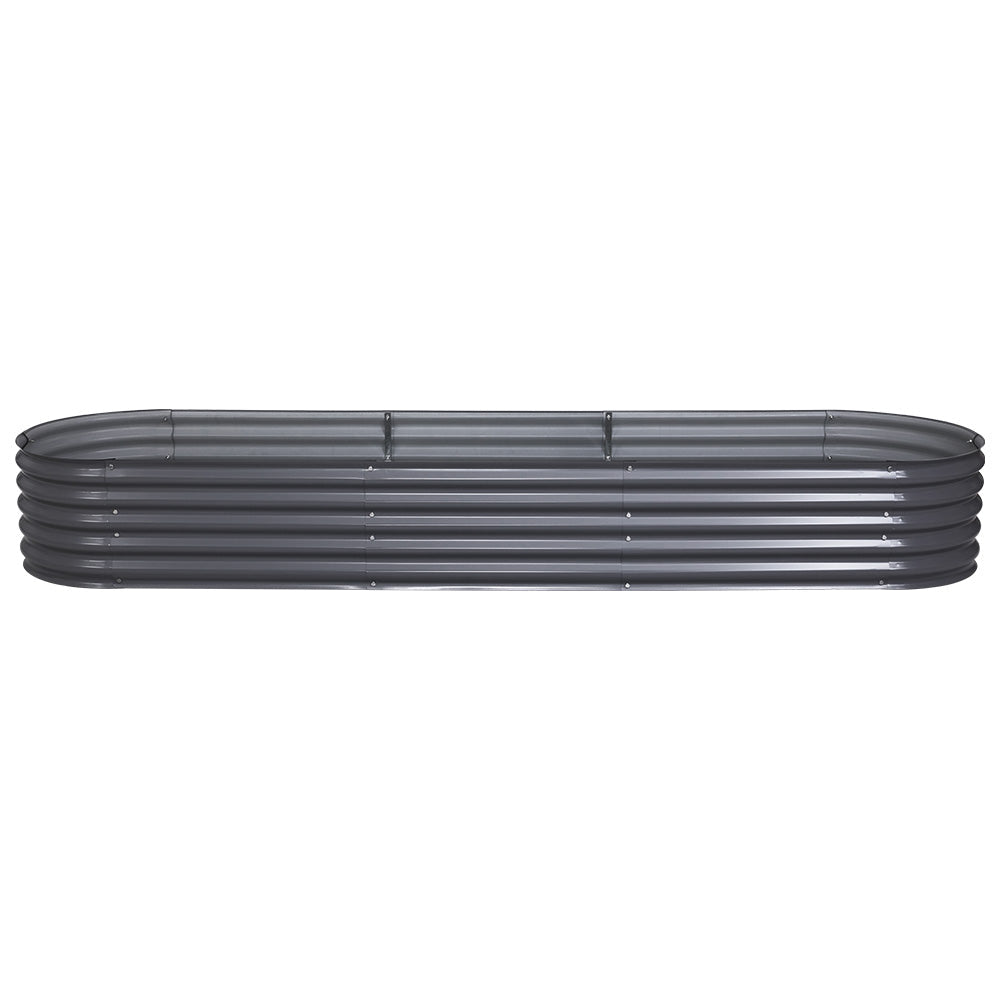 Greenfingers 320X80X42CM Galvanised Raised Garden Bed Steel Instant Planter Greenfingers