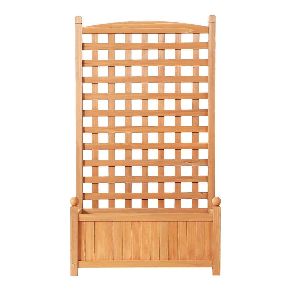Greenfingers Garden Bed Raised Wooden Planter Box Vegetables 64x35x115cm Greenfingers