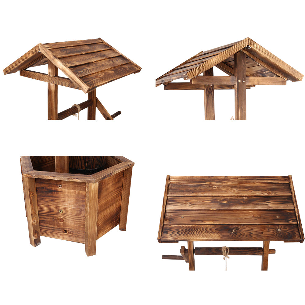 Gardeon Wooden Wishing Well freeshipping - Awezingly