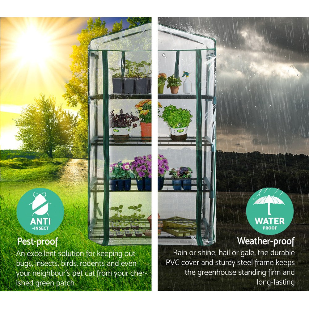 Greenfingers Greenhouse Garden Shed Tunnel Plant Green House Storage Plant Lawn freeshipping - Awezingly