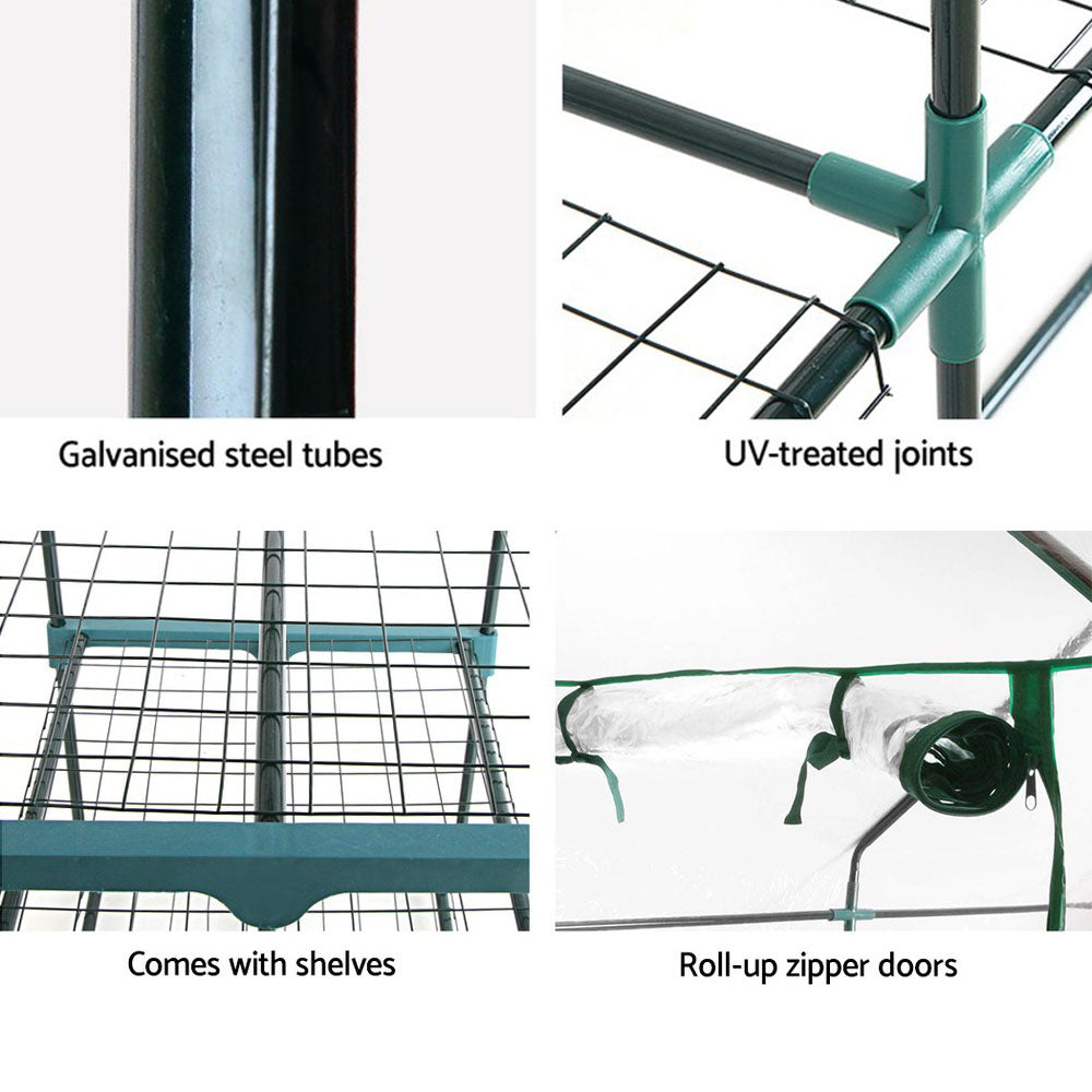 Greenfingers Greenhouse Garden Shed Tunnel Plant Green House Storage Plant Lawn freeshipping - Awezingly