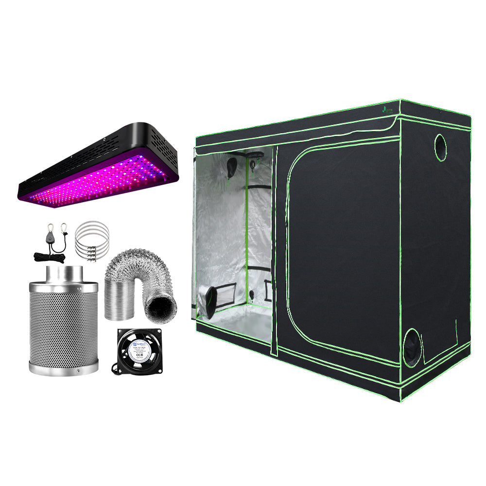 Greenfingers Grow Tent 2000W LED Grow Light 240X120X200cm Mylar 6