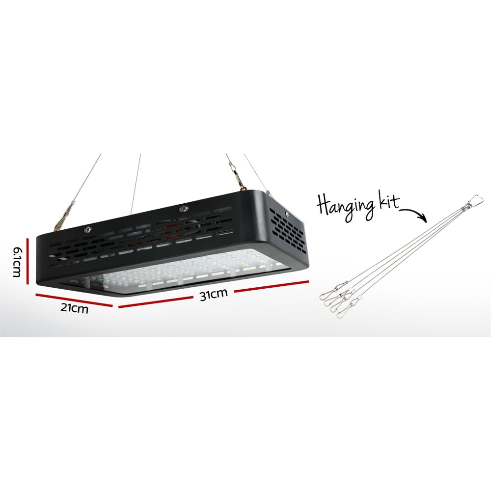 Greenfingers Grow Tent 600W LED Grow Light 60X60X140cm Mylar 4