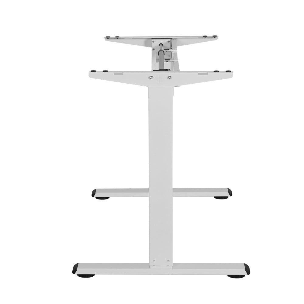 Artiss Standing Desk Sit Stand Motorised Height Adjustable Frame Only White Artiss