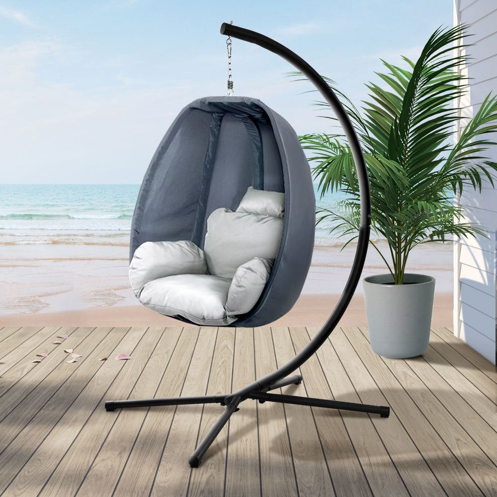 Gardeon Outdoor Furniture Egg Hammock Hanging Swing Chair Pod Lounge Chairs freeshipping - Awezingly