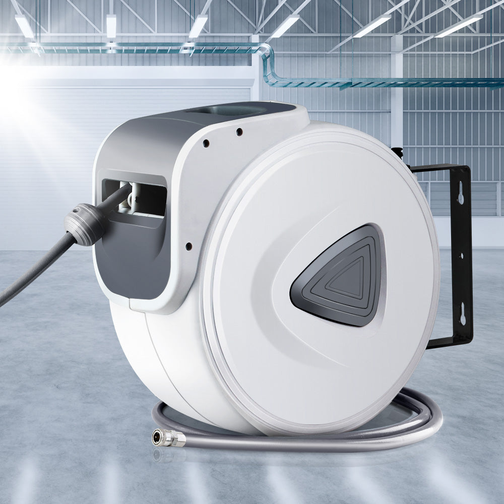 Giantz Air Hose Reel 20m Retractable Rewind Swivel Wall Mount Compressor Garage Giantz