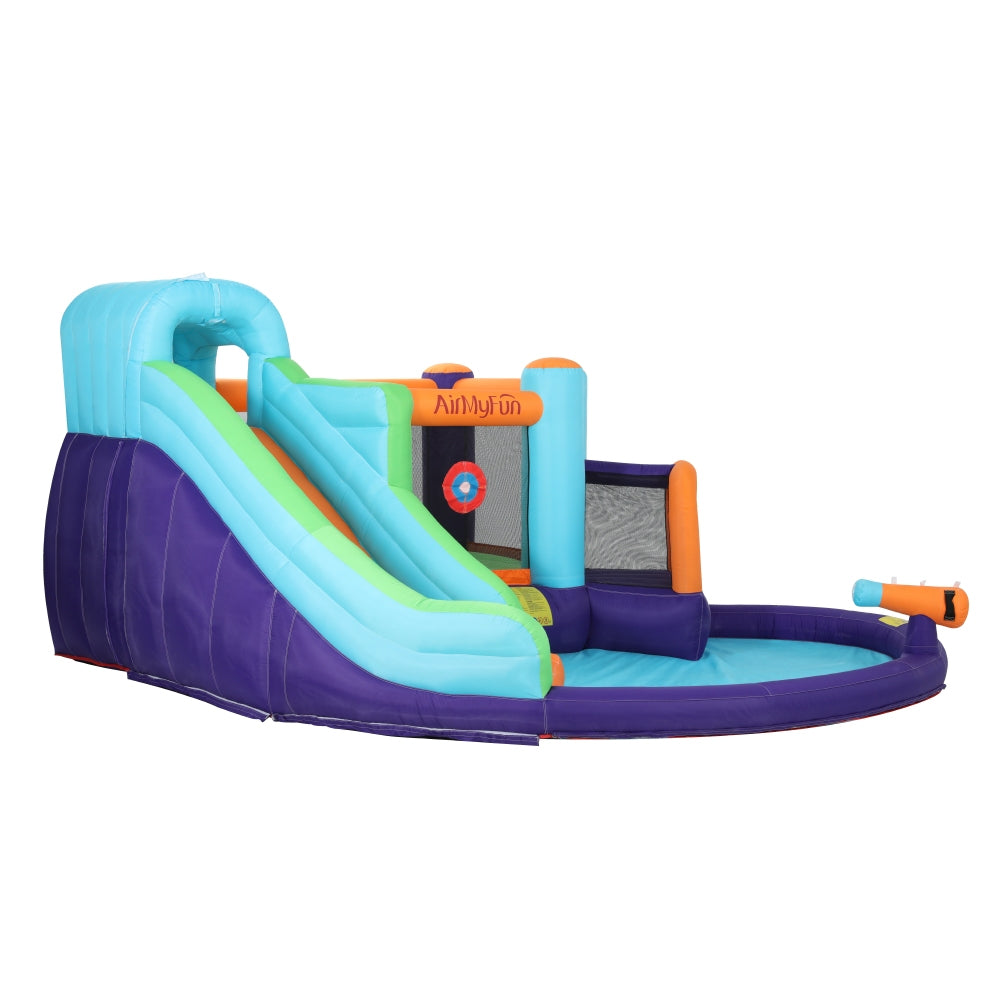 AirMyFun Inflatable Water Slide Kids Jumping Castle Splash Toy Outdoor Park AirMyFun