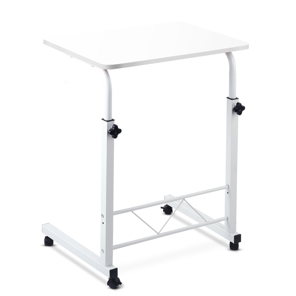 Portable Adjustable Wooden Latpop Stand - White freeshipping - Awezingly