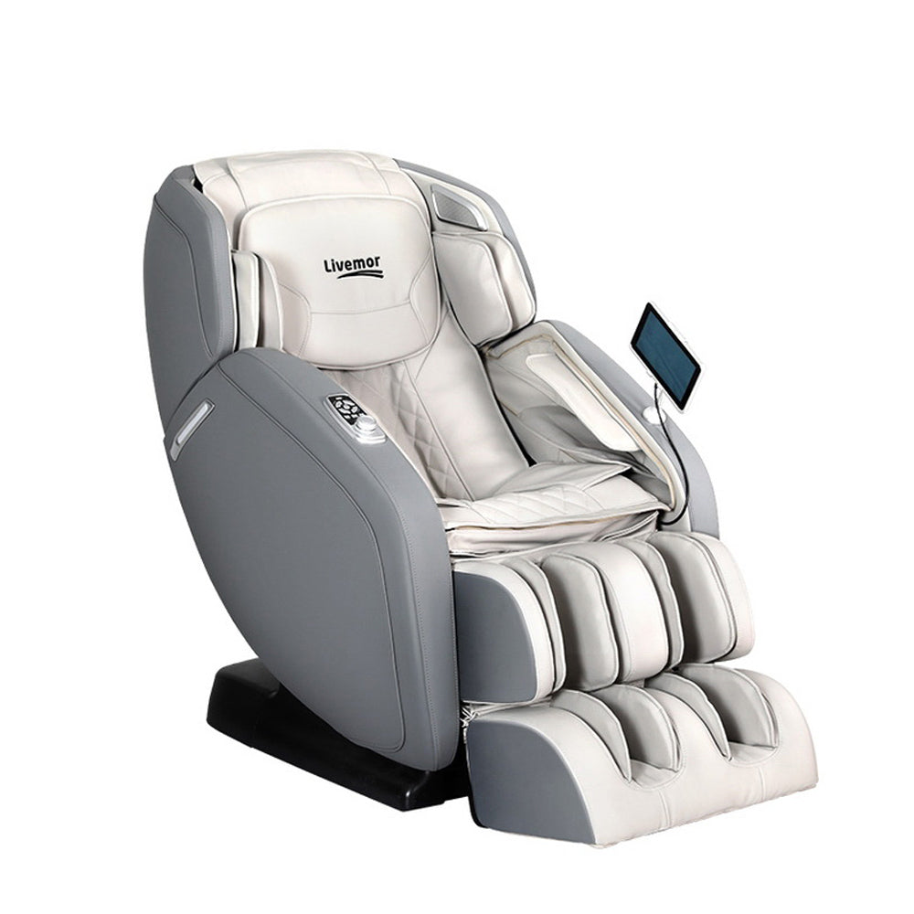 Livemor Massage Chair Electric 4D Recliner Shiatsu Zero Gravity Home Massager Livemor