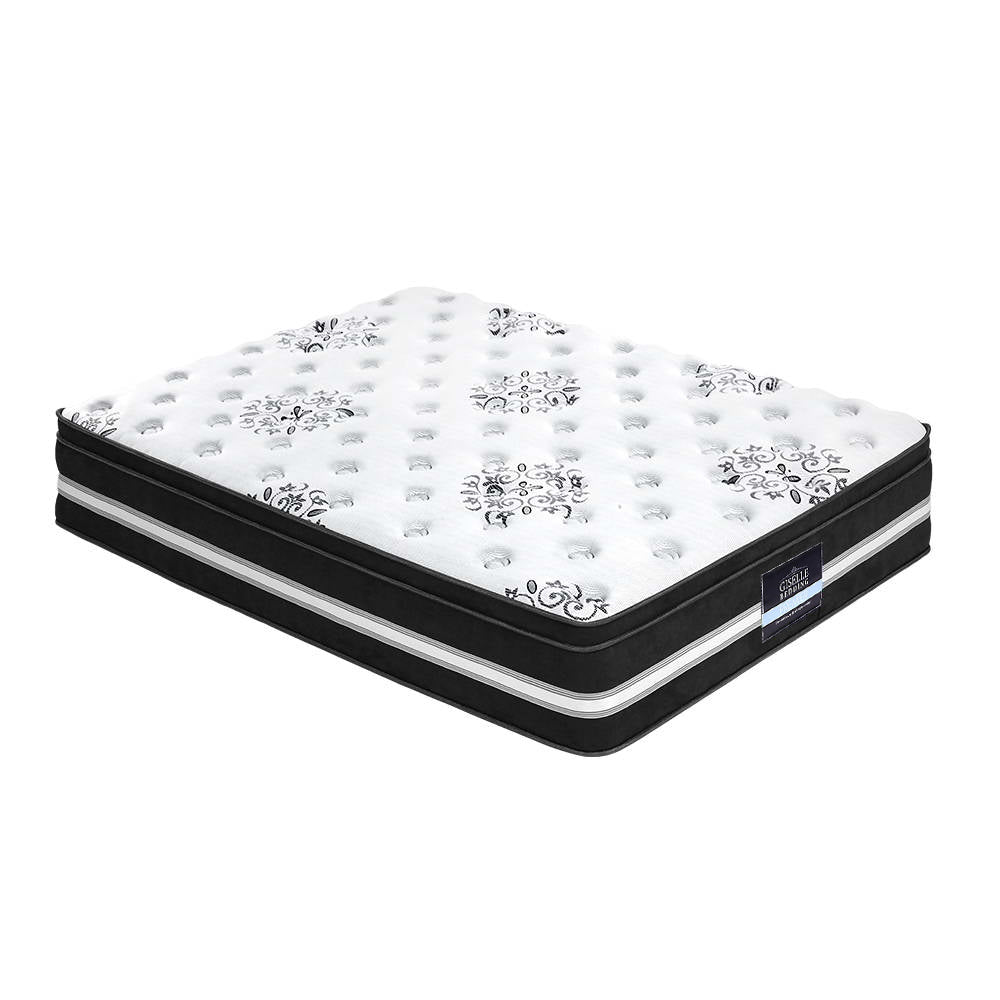 Giselle Double Size Mattress Bed COOL GEL Memory Foam Euro Top Pocket Spring Giselle Bedding