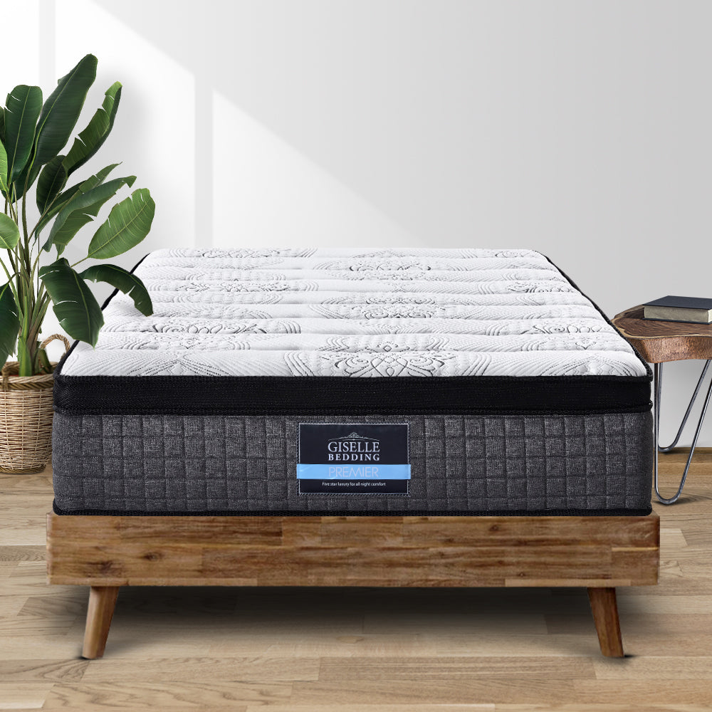 Giselle Double Mattress 9 Zone Pocket Spring Latex Foam Medium Firm 34cm Giselle Bedding