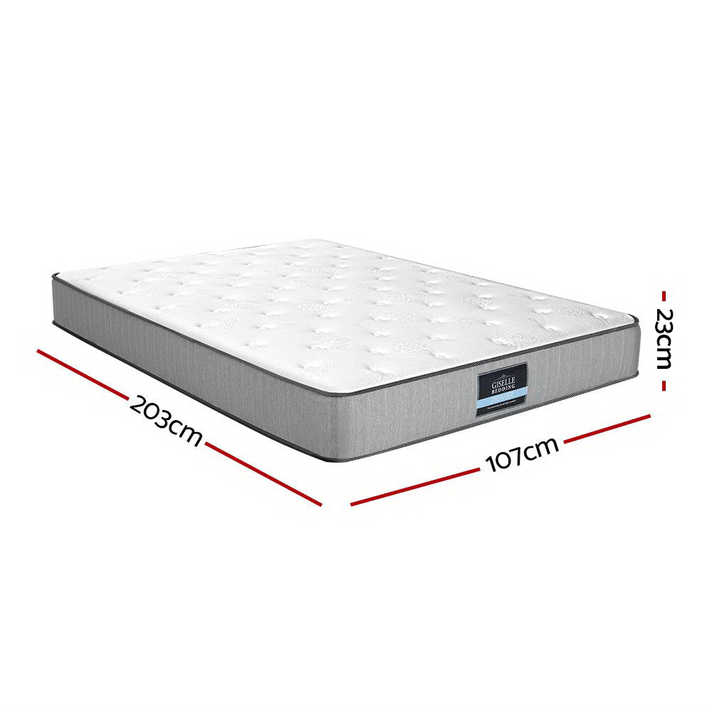 Giselle Bedding King Single Mattress Extra Firm Pocket Spring Foam Super Firm Giselle Bedding