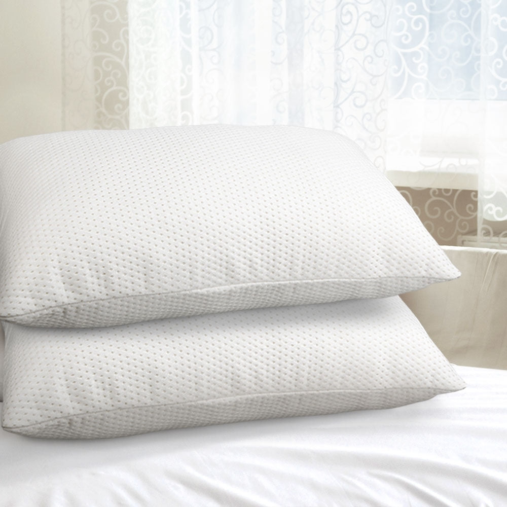 Giselle Bedding Set of 2 Visco Elastic Memory Foam Pillows freeshipping - Awezingly